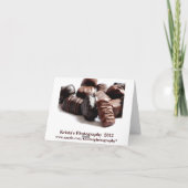 Gefeliciteerd! Chocolade Wenskaart #3 3300 Kaart (Achterkant)