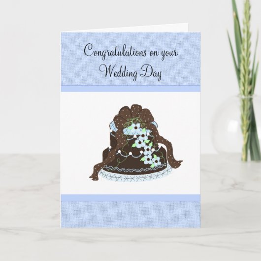 Gefeliciteerd Chocolate Weddenschap Kaart (Voorkant)