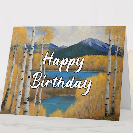 Gefeliciteerd Colorado Mountain Lake  Kaart