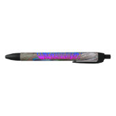 Gefeliciteerd Colorful Peacock Feathers Pen (Bodem)