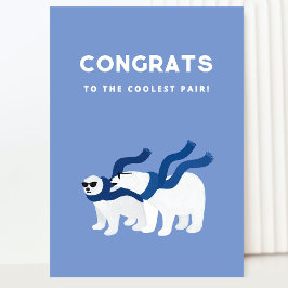 Gefeliciteerd Cool Ijsberen Kaart