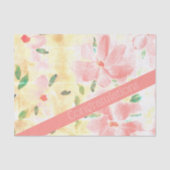  Gefeliciteerd Coral Tissuepapier (Voorkant)