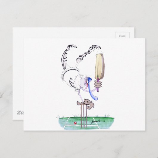 Gefeliciteerd - Cricket, Tony Fernandes Briefkaart (Voorkant / Achterkant)