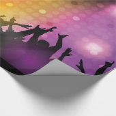 Gefeliciteerd Crowd Thema Cadeaupapier (Hoek)