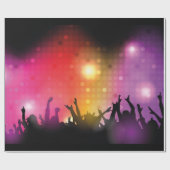 Gefeliciteerd Crowd Thema Cadeaupapier (Vlak)