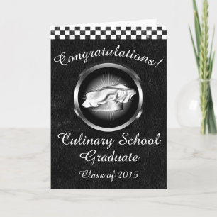 Gefeliciteerd Culinaire School Afstuderen Kaart