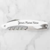 Gefeliciteerd Custom Name Gift Kurkentrekker (Achterkant)