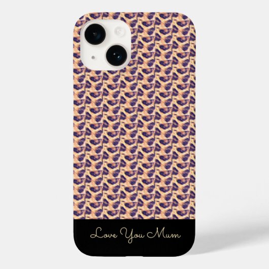 Gefeliciteerd Cute Luipaard Patroon  Case-Mate iPhone Case (Achterkant)