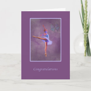 Gefeliciteerd, Dance Overweging, Ballerina Kaart