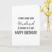 Gefeliciteerd dat ik je man mag zijn.... grappige  kaart (Gele Bloem)