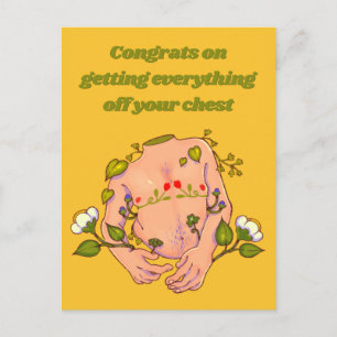 Gefeliciteerd dat je alles van je af hebt kunnen p briefkaart