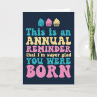 Gefeliciteerd dat je bent geboren Funny Verjaardag