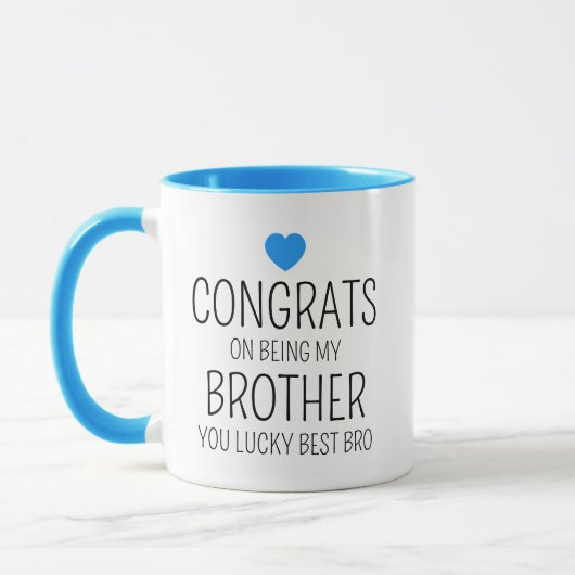 Gefeliciteerd dat je mijn broer bent Mok - Gefelic (Links)