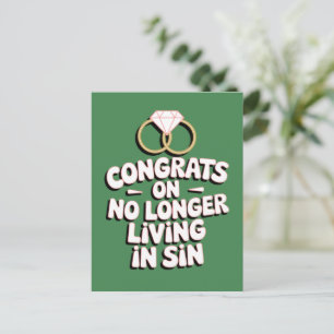 Gefeliciteerd dat je niet langer in zonde leeft Fu Briefkaart