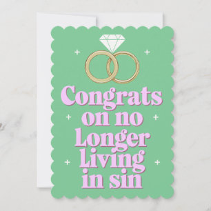 Gefeliciteerd dat je niet langer in zonde leeft Fu Feestdagenkaart