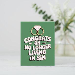 Gefeliciteerd dat je niet langer in zonde leeft Fu Feestdagenkaart