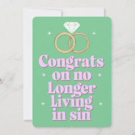 Gefeliciteerd dat je niet langer in zonde leeft Fu Feestdagenkaart