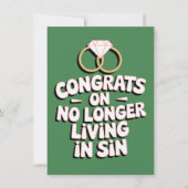 Gefeliciteerd dat je niet langer in zonde leeft Fu Kaart (Voorkant)