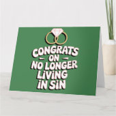 Gefeliciteerd dat je niet langer in zonde leeft Fu Kaart (Voorkant)
