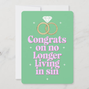 Gefeliciteerd dat je niet langer in zonde leeft Fu Kaart