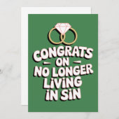 Gefeliciteerd dat je niet langer in zonde leeft Fu Kaart (Voorkant / Achterkant)