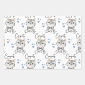 Gefeliciteerd dat pap papierbladen wil ompakken inpakpapier vel (Voorkant 2)