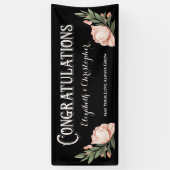 Gefeliciteerd de bloemen van de Partij van de Over Spandoek (Verticaal)