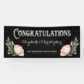 Gefeliciteerd de bloemen van de Partij van de Over Spandoek (Horizontaal)