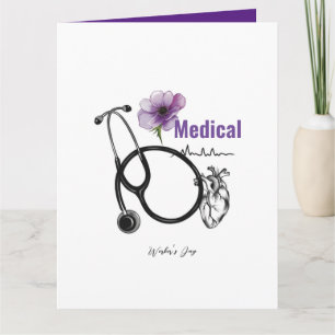 "Gefeliciteerd de cardioloog" Kaart
