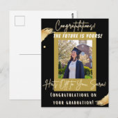 Gefeliciteerd! De toekomst is van jou! Afstudeerge Briefkaart (Voorkant / Achterkant)