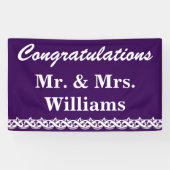 Gefeliciteerd Decoratief Spandoek (Horizontaal)