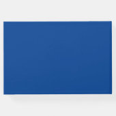 Gefeliciteerd Deep Blue en White Afstuderen Gastenboek (Achterkant)