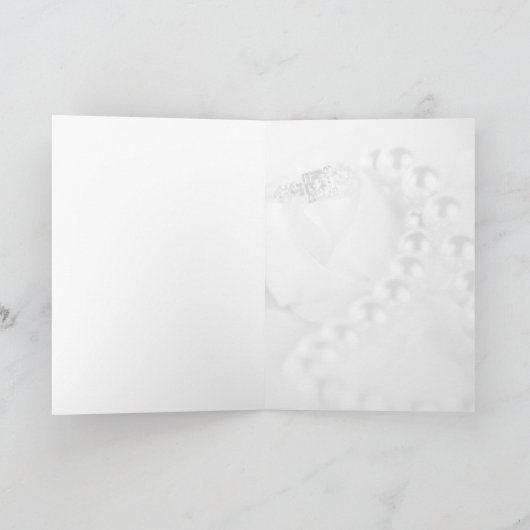 Gefeliciteerd Diamond Verloving Ring Kaart (Binnen)