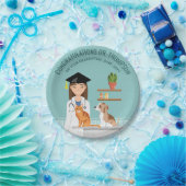 Gefeliciteerd Dierenarts DVM Afstuderen Papieren Bordje (Feest)