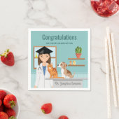 Gefeliciteerd dierenarts DVM afstuderen Servet (Insitu)