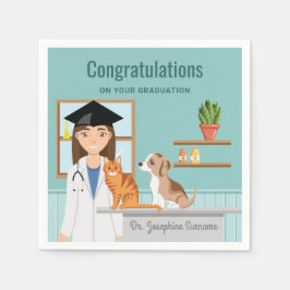 Gefeliciteerd dierenarts DVM afstuderen Servet