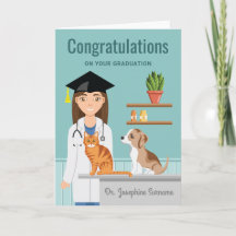 Gefeliciteerd Dierenarts Vet DVM Afstuderen