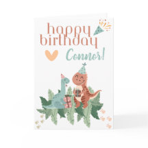 Gefeliciteerd | Dinosaurus Kaart