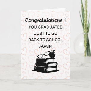 Gefeliciteerd Diploma Uitnodiging, Afgestudeerd Vo Kaart