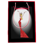 "Gefeliciteerd!" DIVA Super Star! Medium Cadeauzakje (Voorkant)