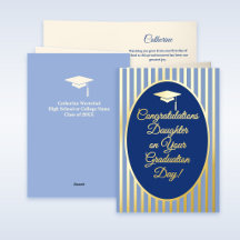 Gefeliciteerd dochter afstudeerdag