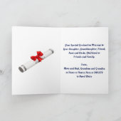 Gefeliciteerd, Dochter Afstuderen Kaart, Nicht, Kaart (Binnen)