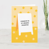 Gefeliciteerd Dochter Kaart (Voorkant)