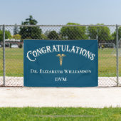 Gefeliciteerd Doctor in de diergeneeskunde DVM Spandoek (Insitu)