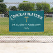 Gefeliciteerd, Doctor in de diergeneeskunde Spandoek (Insitu)