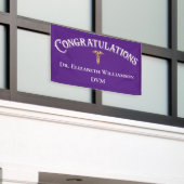 Gefeliciteerd, Doctor in de diergeneeskunde Spandoek (Buitenkant Gebouw)