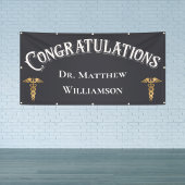 Gefeliciteerd, Doctor Medical Afstuderen Spandoek