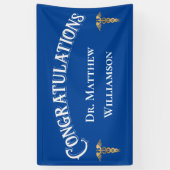 Gefeliciteerd, Doctor Medical Afstuderen Spandoek (Verticaal)