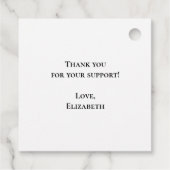 Gefeliciteerd Doctor Physician Caduceus Bedankjes Labels (Achterkant)