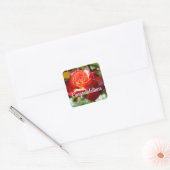 Gefeliciteerd Dream kom ware Roos #2 Sticker (Envelop)